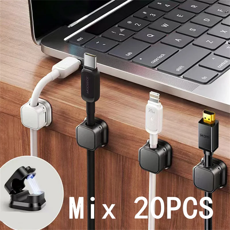 Adhesive cable organiser