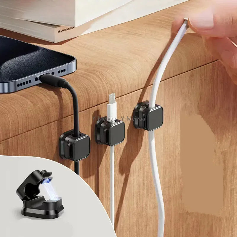Adhesive cable organiser